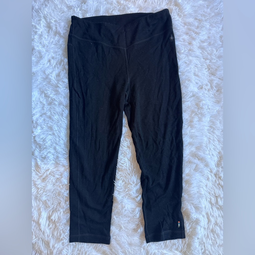 Smartwool Navy Cropped Women's Performance Leggings